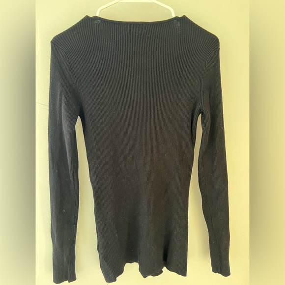 Bardot sweater with tie front - Picture 2 of 4